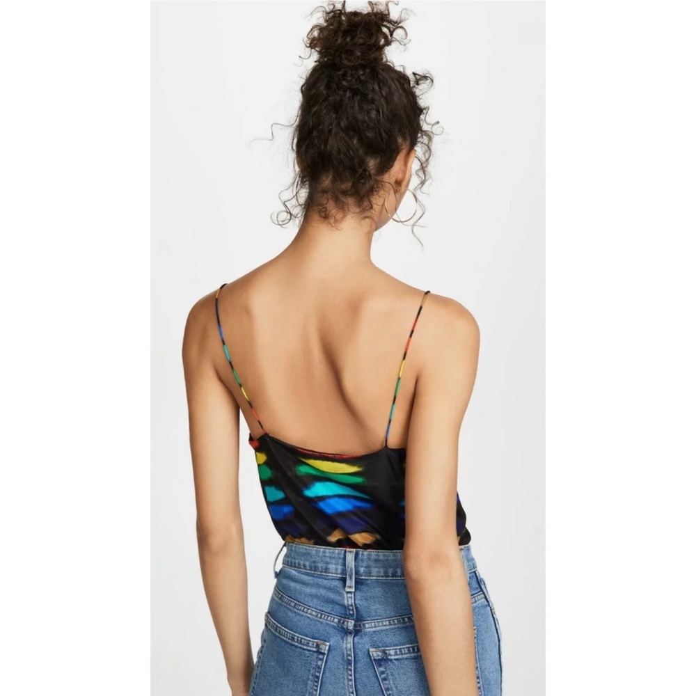 🎀SOLD🎀Alice + Olivia Harmon Rainbow Tie Dye Tank - Picture 2 of 8